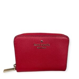 Kate Spade New York Darcy Small Zip Cardcase Refinded Grain Candied Cherry